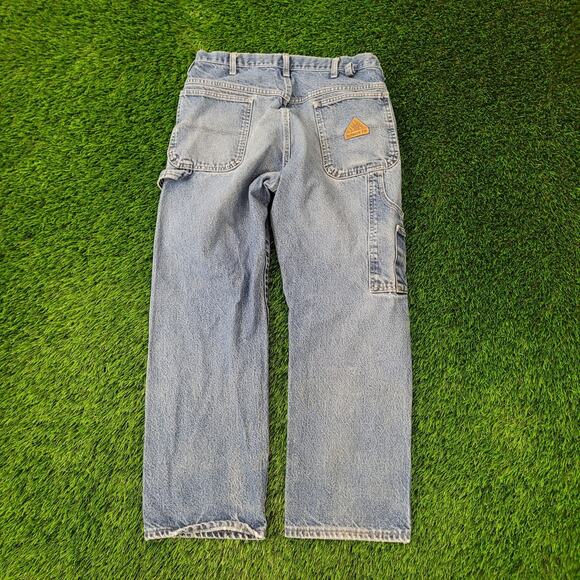 Vintage Bulwark Carpenter Cargo Jeans 34x29 Flame-Resistant - Picture 2 of 16